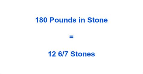 180lbs in stone - 180 pounds = 6.43 quarters [UK] 180 pounds = 8160 Robies. By coolconversion.com. To calculate a pound value to the corresponding value in stone, multiply the quantity in pound by 0.071428571428571 (the conversion factor). Here is the formula: Value in stones = value in pounds × 0.071428571428571. Suppose you want to convert 180 pound into …